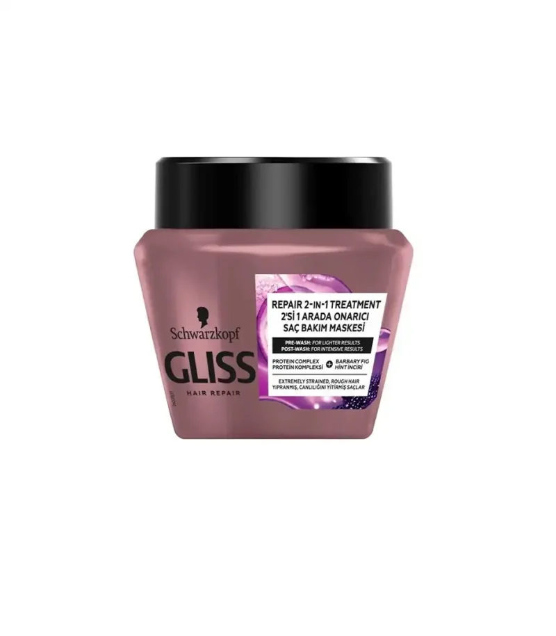 ماسک مو ترمیم کننده گلیس GLISS مدل REPAIR 2 IN 1