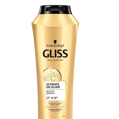 شامپو گلیس GLISS مدل ULTIMATE OIL ELIXIR مناسب موهای حساس و آسیب دیده