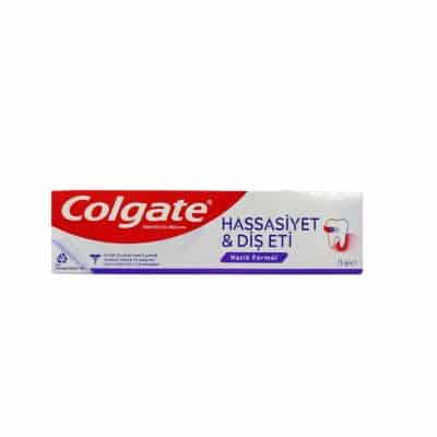 خمیر دندان کولگیت COLGATE مدل HASSASIYET & DIS ETI سری NAZIK FORMUL