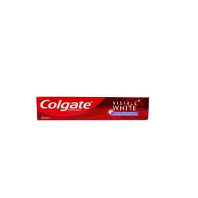 خمیر دندان کولگیت COLGATE مدل VISIBLE WHITE سری FLORURLU DIS MACUNU