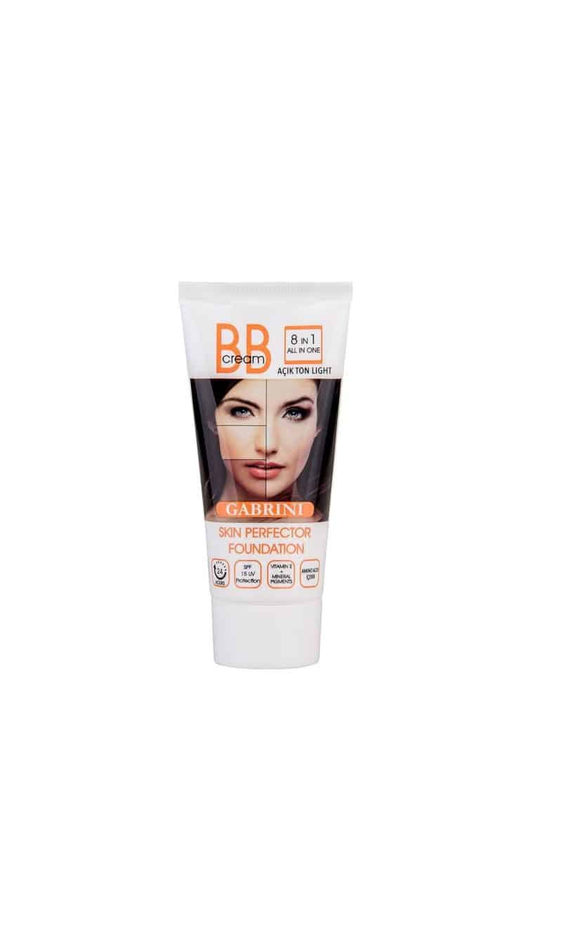 ب ب کرم گابرینی GABRINI مدل 8IN 1 با SPF 15 رنگ روشن