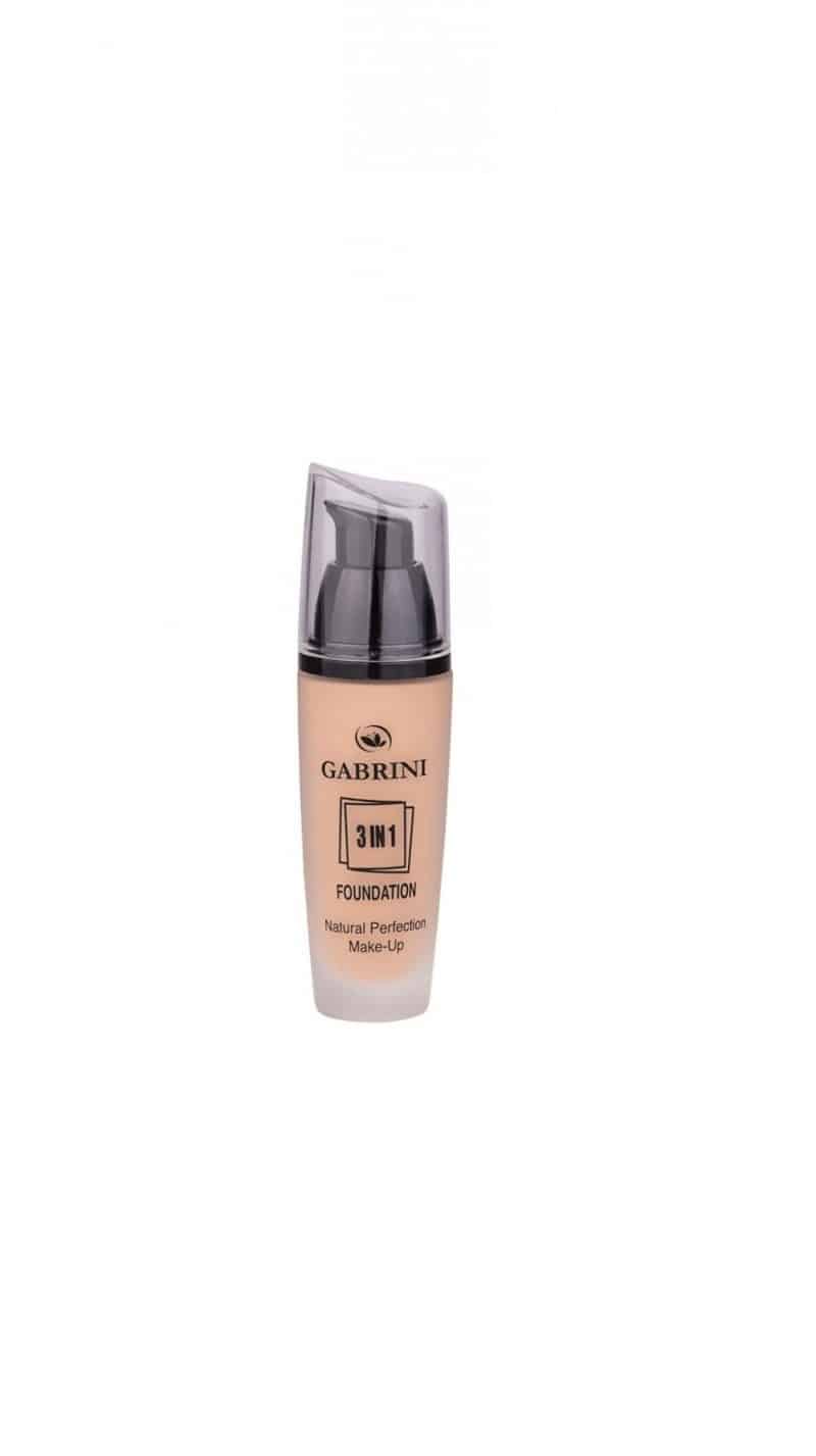 کرم پودر شیشه ای گابرینی GABRINI مدل 3IN 1 FOUNDATION شماره 04