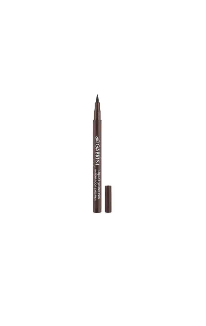 خط چشم ماژیکی گابرینی GABRINI مدل LIQUID EYELINER PEN رنگ قهوه ای