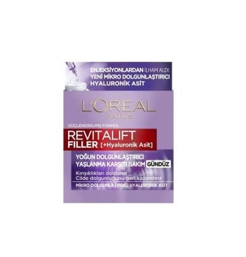 کرم ضد چروک شب لورال LOREAL مدل REVITALIFT FILLER [+HYALURONIK ASIT]