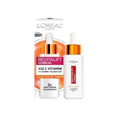 سرم روشن کننده ویتامین سی لورال LOREAL مدل REVITALIFT CLINICAL