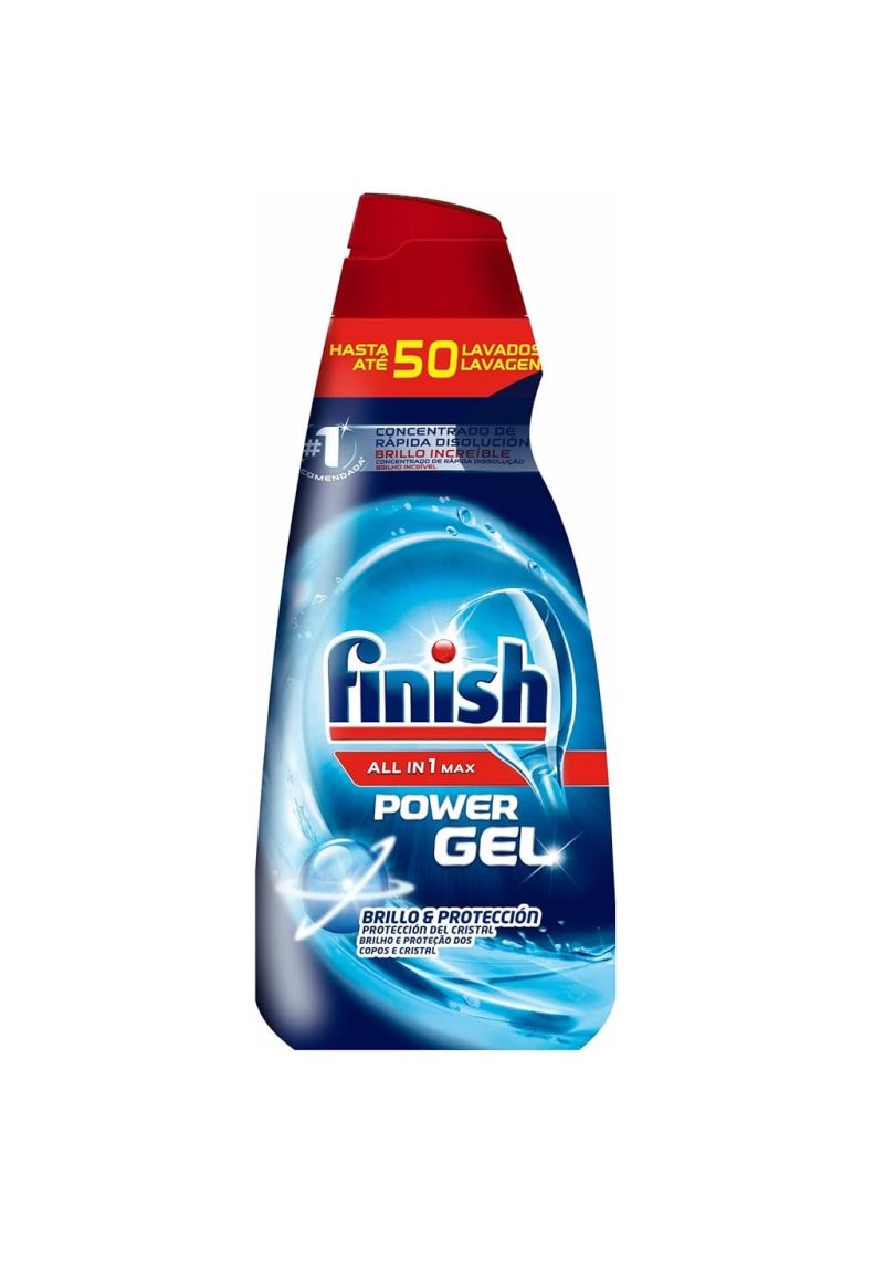 ژل ماشین ظرف شویی فینیش FINISH سری POWER GEL بارایحه BRILLO &PRPTECCION