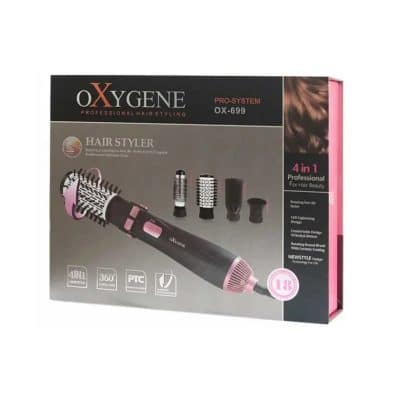 سشوار برس دار چرخشی اکسیژن OXYGENE مدل OX - 699