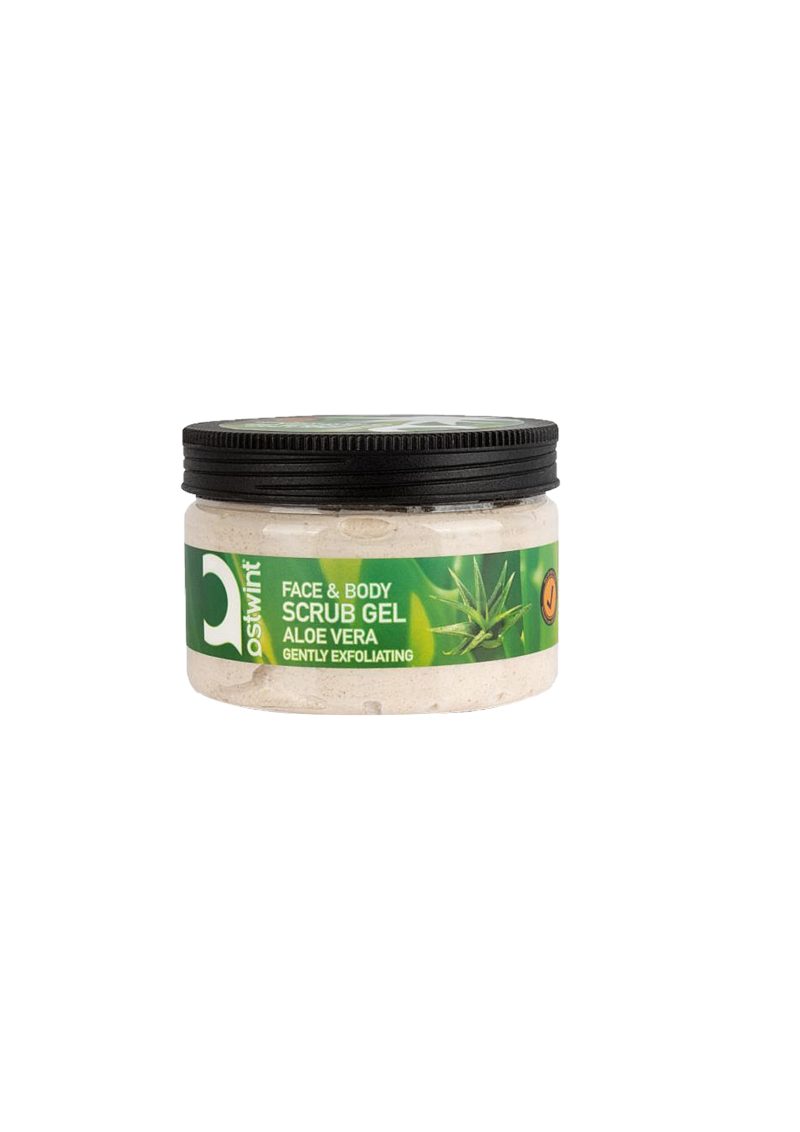 اسکراب استوینت OSTWINT مدل GENTLY EXFOLIATING ALOE VERA مناسب صورت و بدن