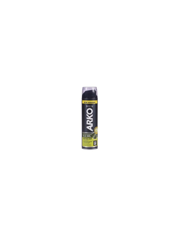 ژل اصلاح و پاک کننده صورت مردانه آرکو ARKO مدل SOOTHING HEMP