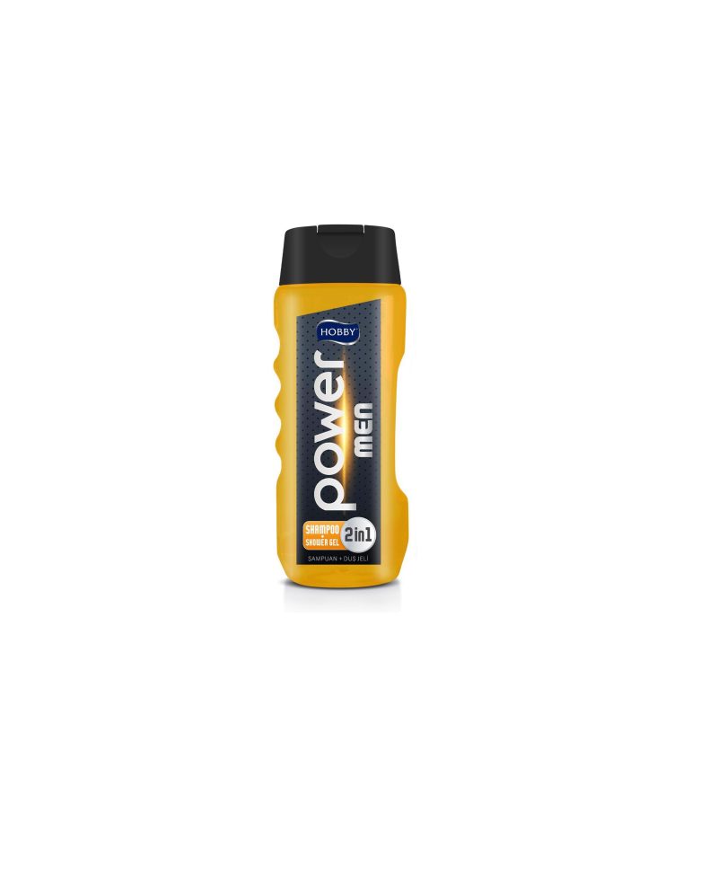 شامپو سر و بدن مردانه هوبی HOBBY مدل POWER 2 IN 1