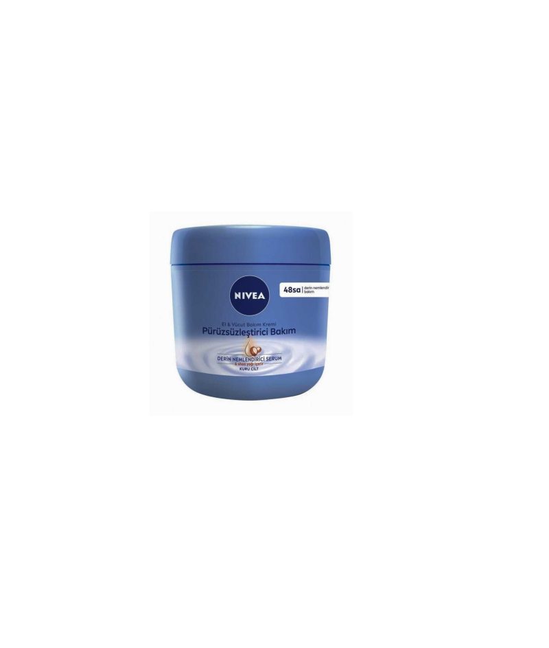 کرم مرطوب کننده دست و بدن نیوآ NIVEA مدل PURUZSUZLESTIRICI حاوی روغن شی باتر