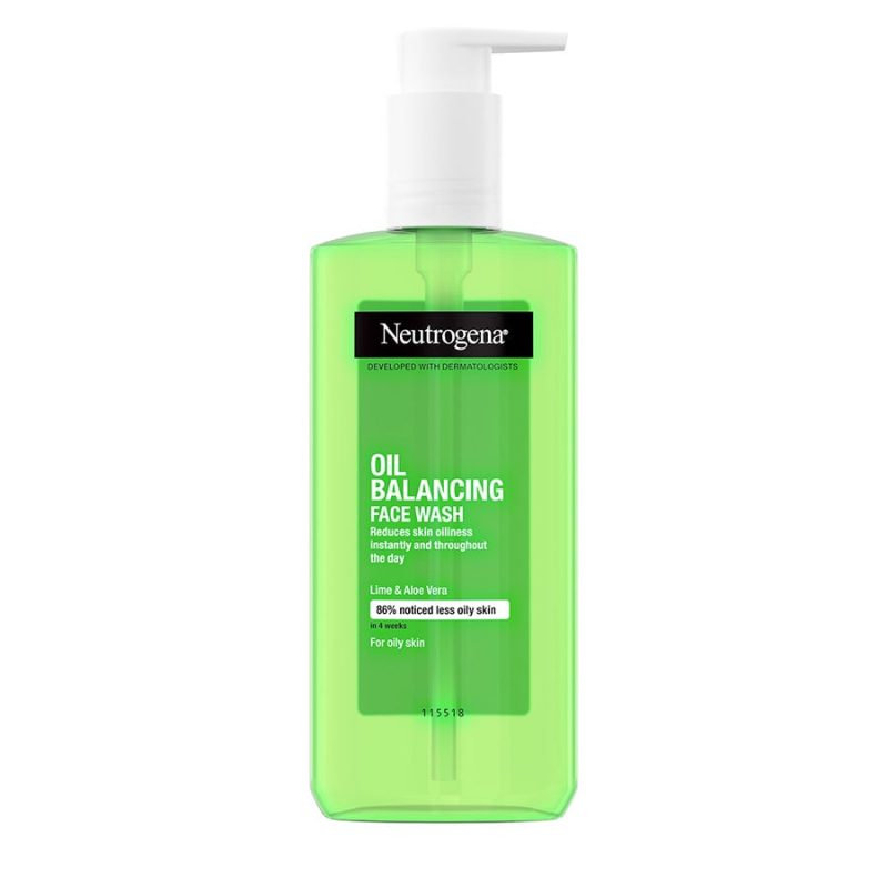 ژل شستشوی کنترل چربی نوتروژینا Neutrogena حاوی عصاره آلوئه ورا و لیمو