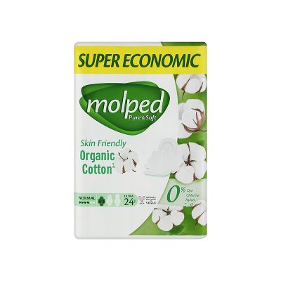 نوار بهداشتی مولپد Molped مدل SuperNight سایز Extra Long بسته 16 عددی