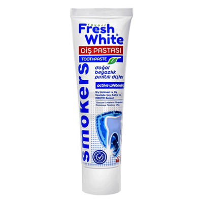 خمیر دندان فرش وایت Fresh White مناسب افراد سیگاری, کودک و خانواده 90 گرم