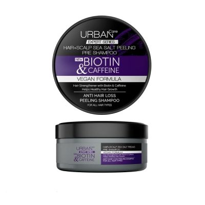 اسکراب کف سر اوربن کر Urban Care حاوی Biotin & Caffeine حجم 200 گرم