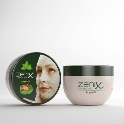 ماسک خاک رس و روغن آرگان زنیکس Zenix حجم 350 گرم