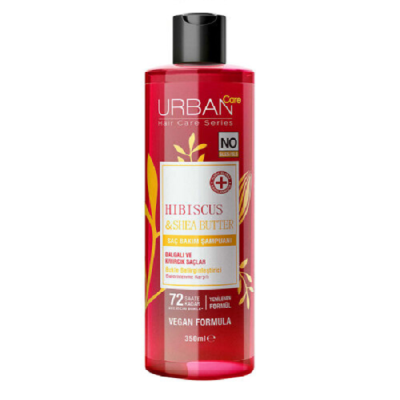 شامپو مناسب موهای فر و حالت دار اوربن کر Urban Care حاوی Hibiscus & Shea Butter حجم 350 میل