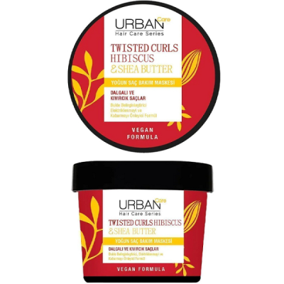 ماسک مناسب موهای فر و حالت دار اوربن کر Urban Care حاوی Twisted Curls Hibiscus & Shea Butter حجم 230 میل