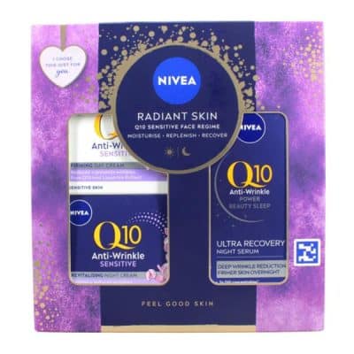 ست کرم شب نیوا Nivea مدل Radiant Skin مناسب پوست های حساس بسته سه تایی