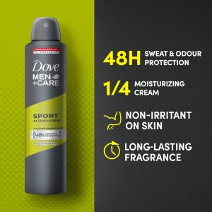 اسپری ضد تعریق مردانه داو Dove مدل Sport حجم 250 میل