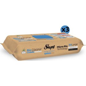 دستمال مرطوب گیاهی پاک کننده جرمگیر سطوح اسلیپی Sleepy بسته 50 عددی