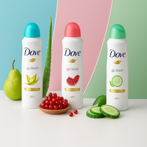 اسپری ضد تعریق زنانه داو Dove مدل Pomegranate And Lemon Verbena Scent حجم 250 میل