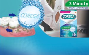 قرص جرمگیر دندان مصنوعی کورگا Corega بسته 30 عددی