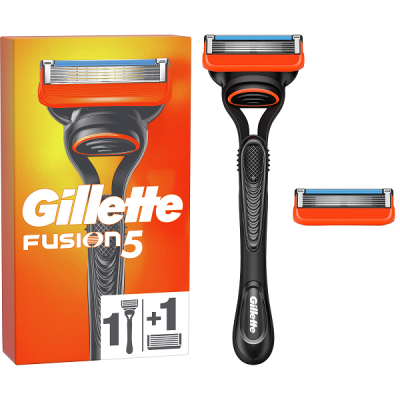 دسته ژیلت Gillete ساده مدل Fusion 5 دارای دو یدک