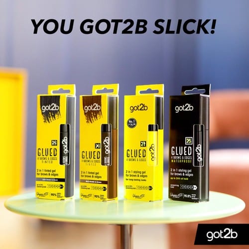 ژل ابرو 2 کاره گات تو بی Got2b فیکس کننده و حالت دهنده تا 72 ساعت رنگ Dark Brown To Black حجم 16 میل