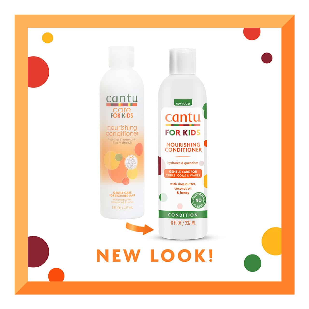 نرم کننده موهای فر کودک کنتو Cantu حجم 237 میل