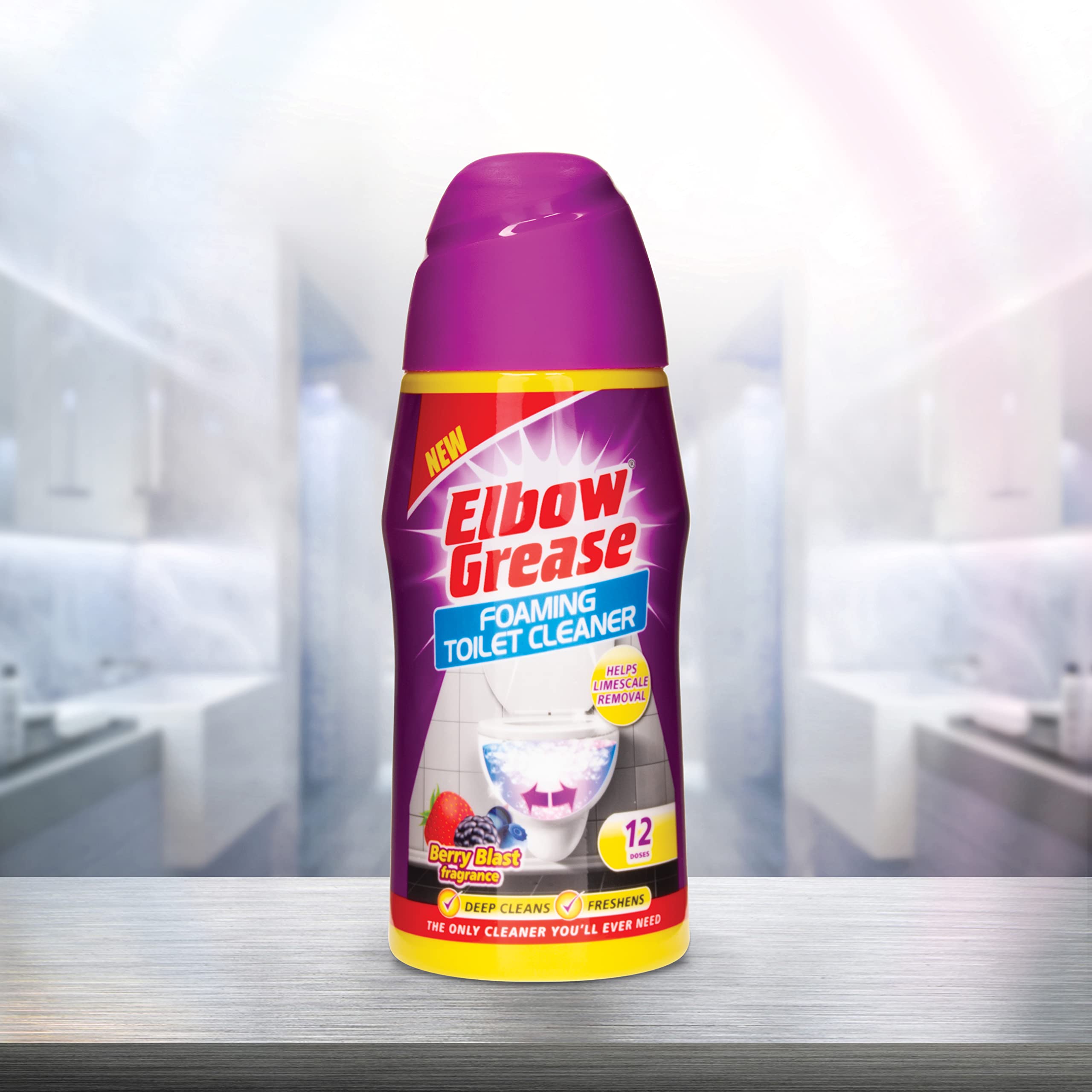 پاک کننده توالت فرنگی البو گریس Elbow Grease رایحه Berry Blast حجم 500 گرم