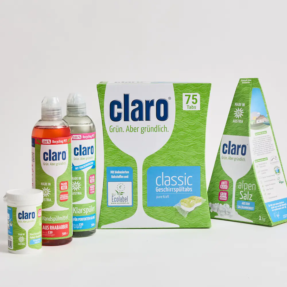 قرص ماشین ظرفشویی کلارو Claro بسته 32 تایی