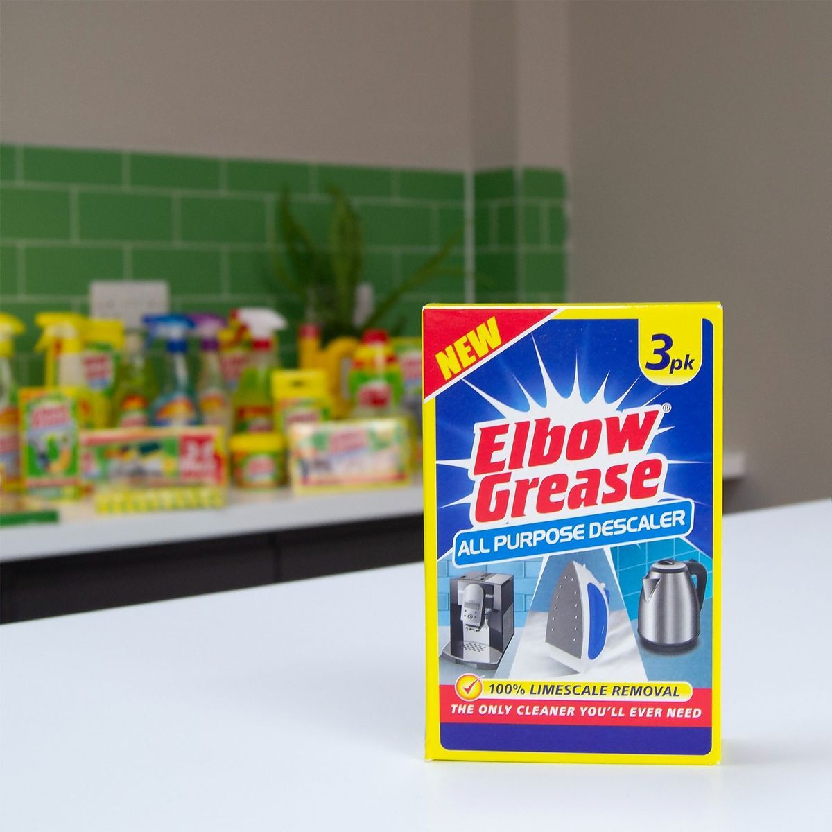 جرمگیر 3 کاره اتو, قهوه ساز و کتری گریس البو Elbow Grease حجم 75 گرم