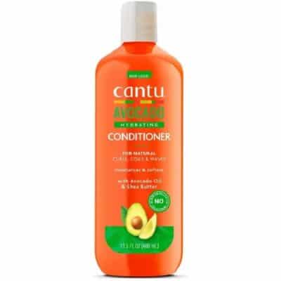نرم کننده مخصوص موهای فر کنتو Cantu مدل Avocado حاوی روغن آوکادو و شی باتر حجم 400 میل