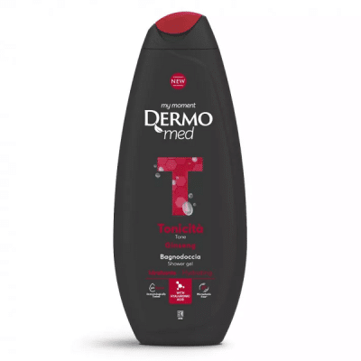 شامپو بدن درمومد Dermomed حاوی عصاره جنسینگ حجم 750 میل