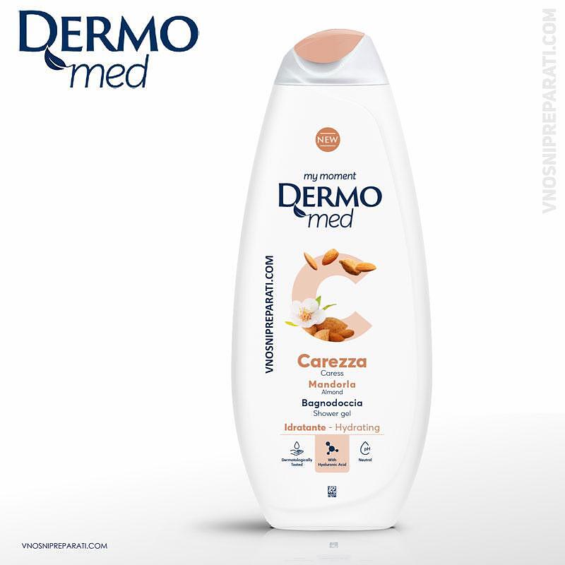 شامپو بدن درمومد Dermomed حاوی روغن بادام حجم 750 میل