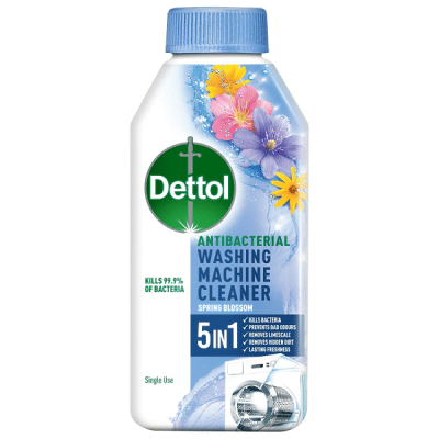 مایع پاک کننده و ضدعفونی کننده ماشین لباسشویی دتول Dettol رایحه شکوفه های بهاری حجم 250 میل