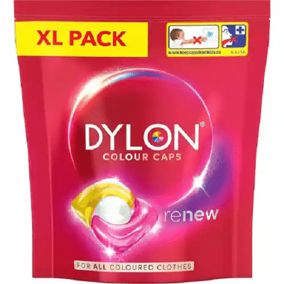 قرص ماشین لباسشویی دایلون Dylon تثبیت کننده رنگ لباس های رنگی بسته 40 عددی