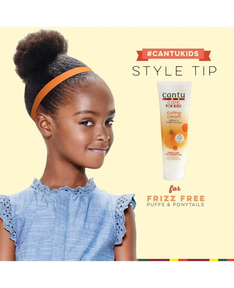 کرم حالت دهنده موی کودک مخصوص موهای فر کودک کنتو Cantu حجم 227 گرم