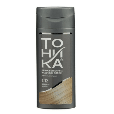 شامپو رنگ تونیکا Tohnika رنگ وانیلی سرد شماره 9.12 حجم 150 میل