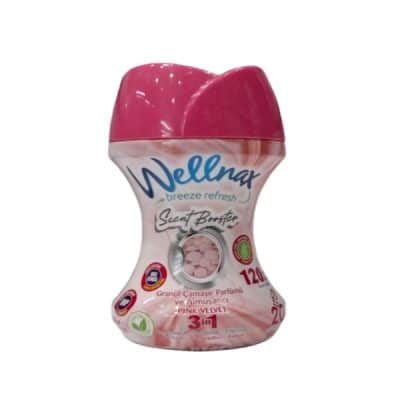 گرانول خوشبو کننده و نرم کننده لباس ولناکس Wellnax رایحه PINK VELVET حجم 210 گرم