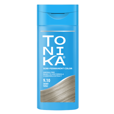 شامپو رنگ تونیکا Tohnika رنگ بلوند دودی شماره 9.10 حجم 150 میل