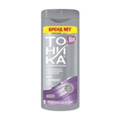 شامپو رنگ تونیکا Tohnika رنگ چای لوندر شماره 8.89 حجم 150 میل