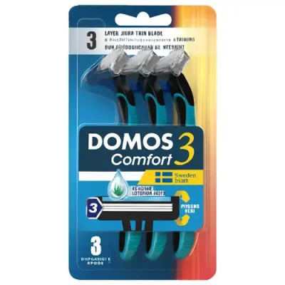 مشخصات-خرید-قیمت-فروش-ژیلت-سه لبه -دوموس کامفورت-سه لبه -سوئدی