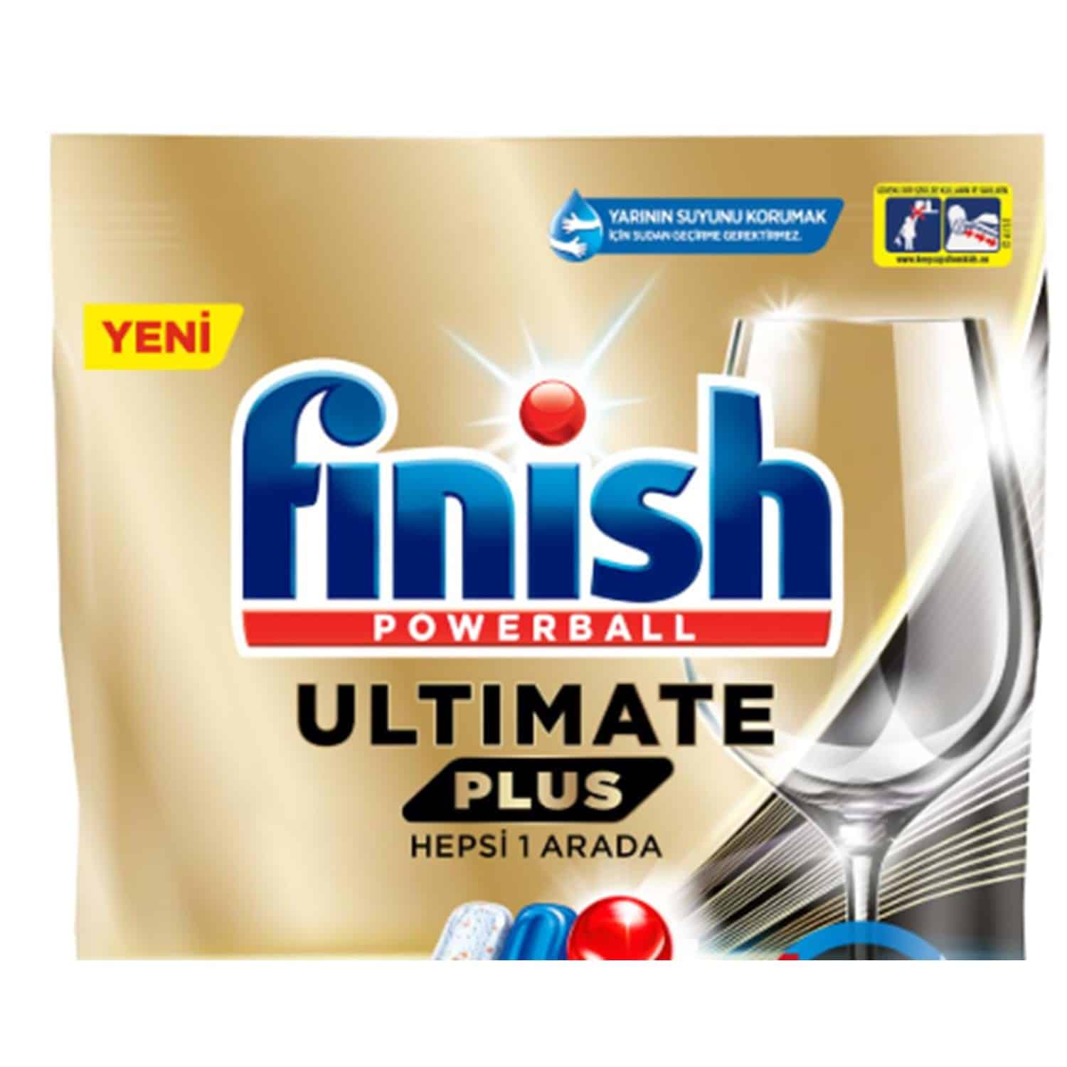 قرص ماشن ظرفشویی فینیش Finish مدل Ultimate Plus بسته 27 عددی