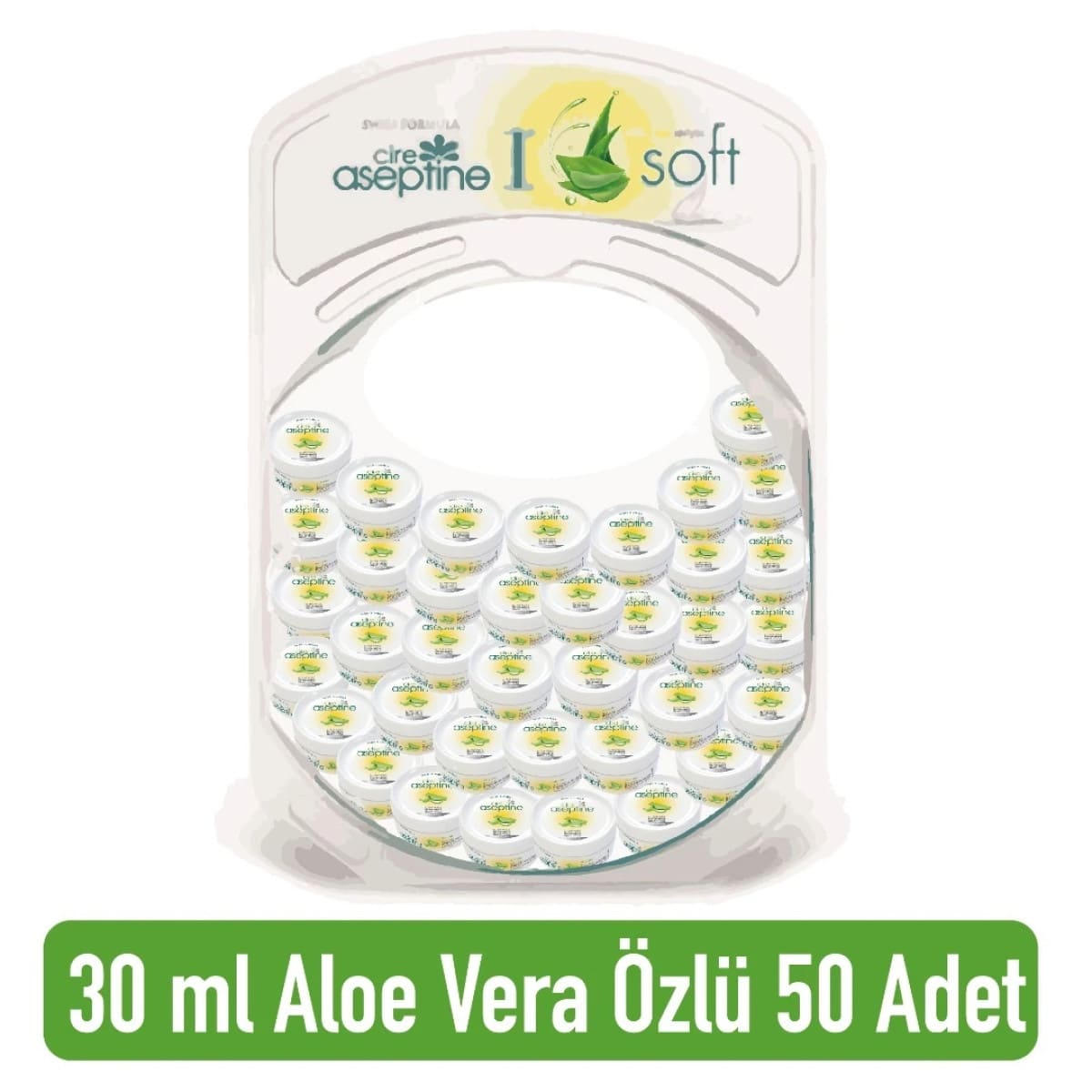 كرم مرطوب كننده دست و صورت آسپتین Aseptine حاوى عصاره آلوئه ورا حجم ٣٠ ميل