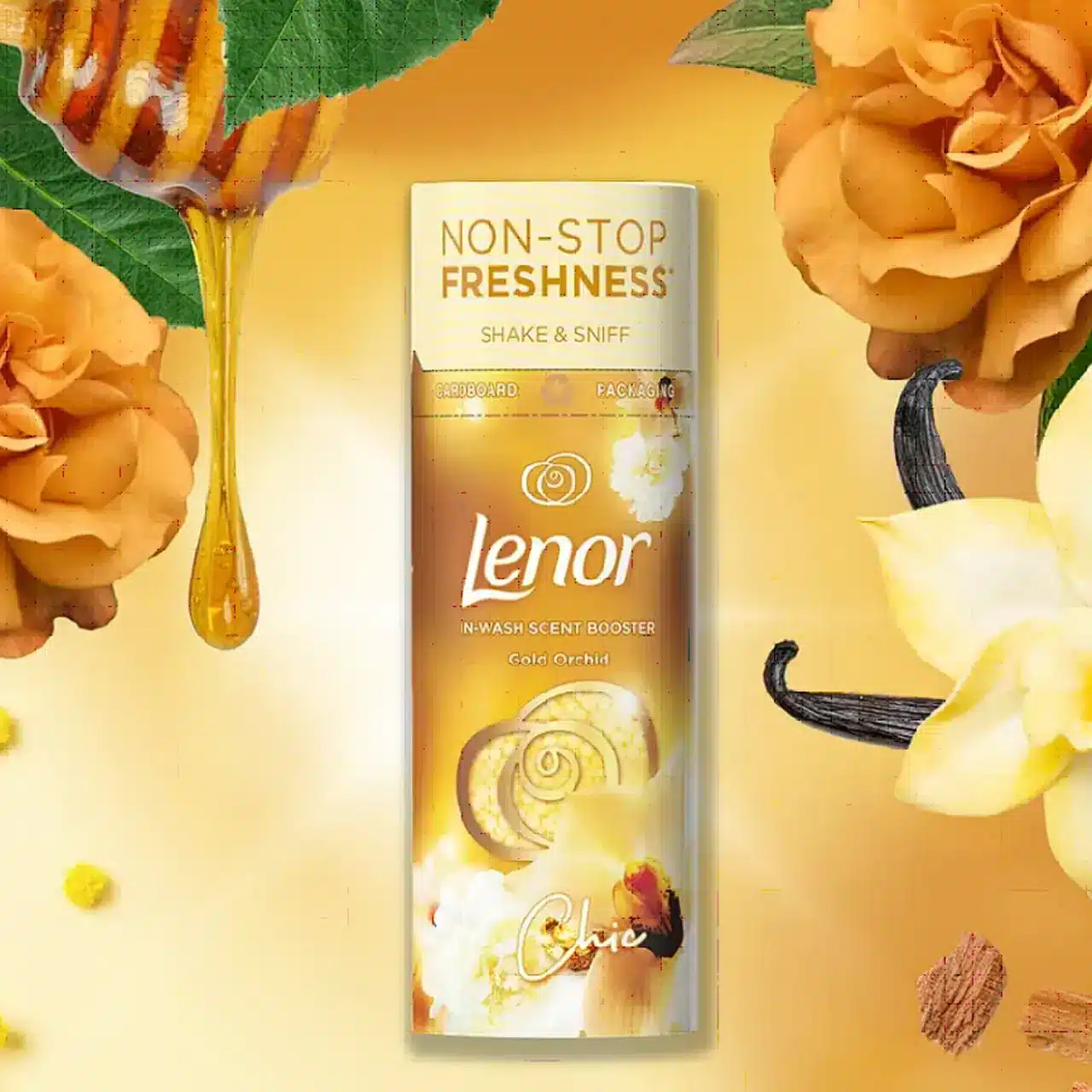 گرانول خوشبو کننده لباس لنور Lenor رایحه Gold Orchid حجم 155 گرم