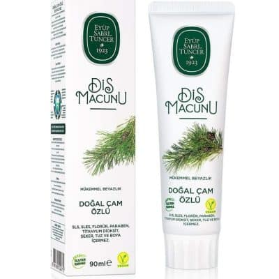 خمیر دندان ایوب صبری تونسر EYUP SABRI TUNCER سفید کننده با عصاره طبیعی کاج