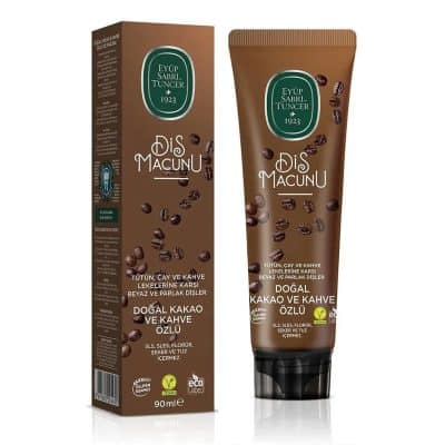 خمیر دندان ایوب صبری تونسر EYUP SABRI TUNCER با عصاره طبیعی کاکائو و قهوه