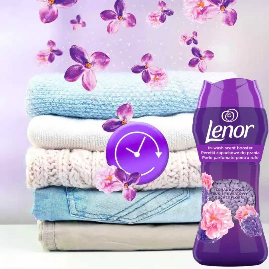 گرانول خوشبو کننده لباس لنور Lenor رایحه Floral Bouquet حجم 195 گرم